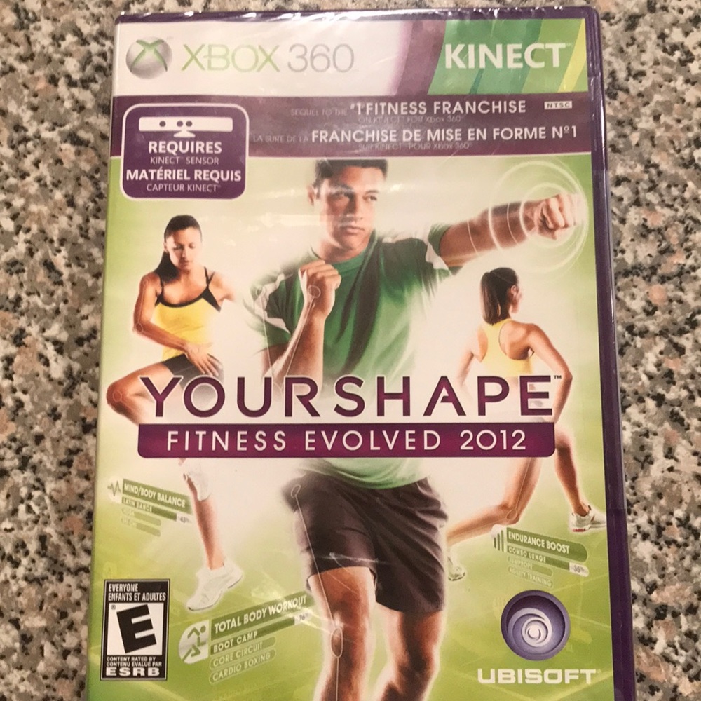 XBOX 360 KINECT Your Shape. New in shrink wrap.